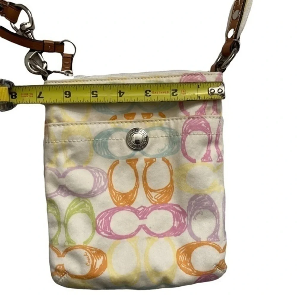 Coach multicolor c swingpack crossbody bag